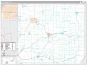 Cass County, MI <br /> Wall Map <br /> Premium Style 2025 Map
