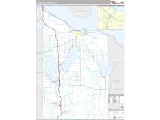 Cheboygan County, MI <br /> Wall Map <br /> Premium Style 2025 Map