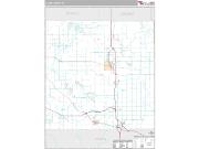 Clare County, MI <br /> Wall Map <br /> Premium Style 2025 Map