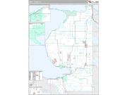 Emmet County, MI <br /> Wall Map <br /> Premium Style 2025 Map
