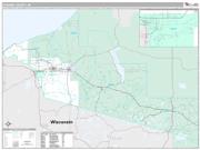 Gogebic County, MI <br /> Wall Map <br /> Premium Style 2025 Map