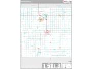 Gratiot County, MI <br /> Wall Map <br /> Premium Style 2025 Map