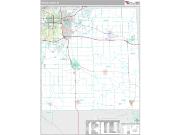 Ingham County, MI <br /> Wall Map <br /> Premium Style 2025 Map