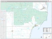 Iosco County, MI <br /> Wall Map <br /> Premium Style 2025 Map