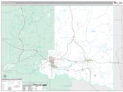 Iron County, MI <br /> Wall Map <br /> Premium Style 2025 Map