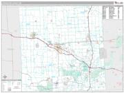 Livingston County, MI <br /> Wall Map <br /> Premium Style 2025 Map