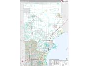 Macomb County, MI <br /> Wall Map <br /> Premium Style 2025 Map