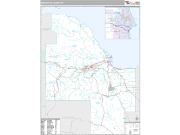 Marquette County, MI <br /> Wall Map <br /> Premium Style 2025 Map