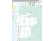 Mason County, MI <br /> Wall Map <br /> Premium Style 2025 Map