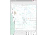 Mecosta County, MI <br /> Wall Map <br /> Premium Style 2025 Map