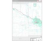 Midland County, MI <br /> Wall Map <br /> Premium Style 2025 Map