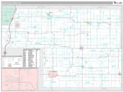 Montcalm County, MI <br /> Wall Map <br /> Premium Style 2025 Map