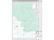 Newaygo County, MI <br /> Wall Map <br /> Premium Style 2025 Map