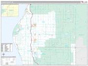 Oceana County, MI <br /> Wall Map <br /> Premium Style 2025 Map