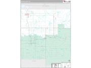 Oscoda County, MI <br /> Wall Map <br /> Premium Style 2025 Map