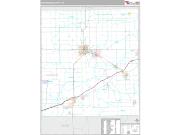 Shiawassee County, MI <br /> Wall Map <br /> Premium Style 2025 Map