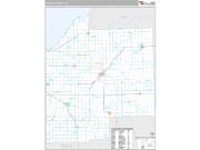 Tuscola County, MI <br /> Wall Map <br /> Premium Style 2025 Map