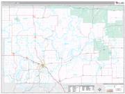 Becker County, MN <br /> Wall Map <br /> Premium Style 2025 Map