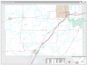Carlton County, MN <br /> Wall Map <br /> Premium Style 2025 Map