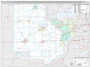 Carver County, MN <br /> Wall Map <br /> Premium Style 2025 Map