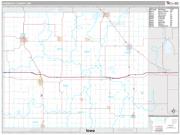 Faribault County, MN <br /> Wall Map <br /> Premium Style 2025 Map