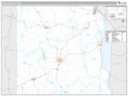 Houston County, MN <br /> Wall Map <br /> Premium Style 2025 Map