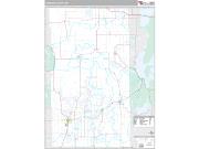 Hubbard County, MN <br /> Wall Map <br /> Premium Style 2025 Map