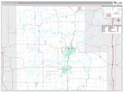 Isanti County, MN <br /> Wall Map <br /> Premium Style 2025 Map