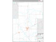 Kanabec County, MN <br /> Wall Map <br /> Premium Style 2025 Map