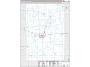 Kandiyohi County, MN <br /> Wall Map <br /> Premium Style 2025 Map