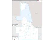 Lake of the Woods County, MN <br /> Wall Map <br /> Premium Style 2025 Map