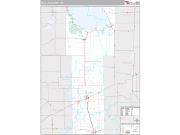 Mille Lacs County, MN <br /> Wall Map <br /> Premium Style 2025 Map