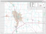 Olmsted County, MN <br /> Wall Map <br /> Premium Style 2025 Map