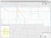 Pennington County, MN <br /> Wall Map <br /> Premium Style 2025 Map