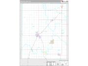 Pipestone County, MN <br /> Wall Map <br /> Premium Style 2025 Map