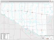 Renville County, MN <br /> Wall Map <br /> Premium Style 2025 Map