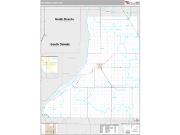 Traverse County, MN <br /> Wall Map <br /> Premium Style 2025 Map