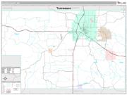 Alcorn County, MS <br /> Wall Map <br /> Premium Style 2025 Map