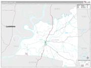 Claiborne County, MS <br /> Wall Map <br /> Premium Style 2025 Map