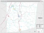 Clarke County, MS <br /> Wall Map <br /> Premium Style 2025 Map