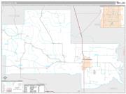 Clay County, MS <br /> Wall Map <br /> Premium Style 2025 Map