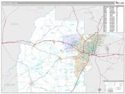 Hinds County, MS <br /> Wall Map <br /> Premium Style 2025 Map