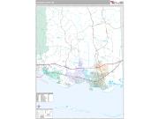 Jackson County, MS <br /> Wall Map <br /> Premium Style 2025 Map