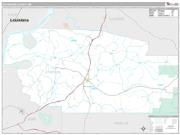 Jefferson County, MS <br /> Wall Map <br /> Premium Style 2025 Map