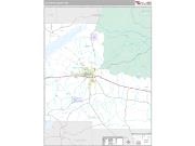Lafayette County, MS <br /> Wall Map <br /> Premium Style 2025 Map