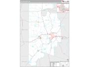 Leflore County, MS <br /> Wall Map <br /> Premium Style 2025 Map