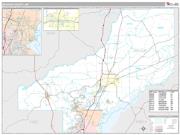 Madison County, MS <br /> Wall Map <br /> Premium Style 2025 Map