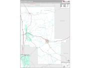 Montgomery County, MS <br /> Wall Map <br /> Premium Style 2025 Map