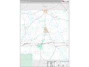 Newton County, MS <br /> Wall Map <br /> Premium Style 2025 Map