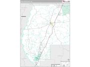 Pearl River County, MS <br /> Wall Map <br /> Premium Style 2025 Map